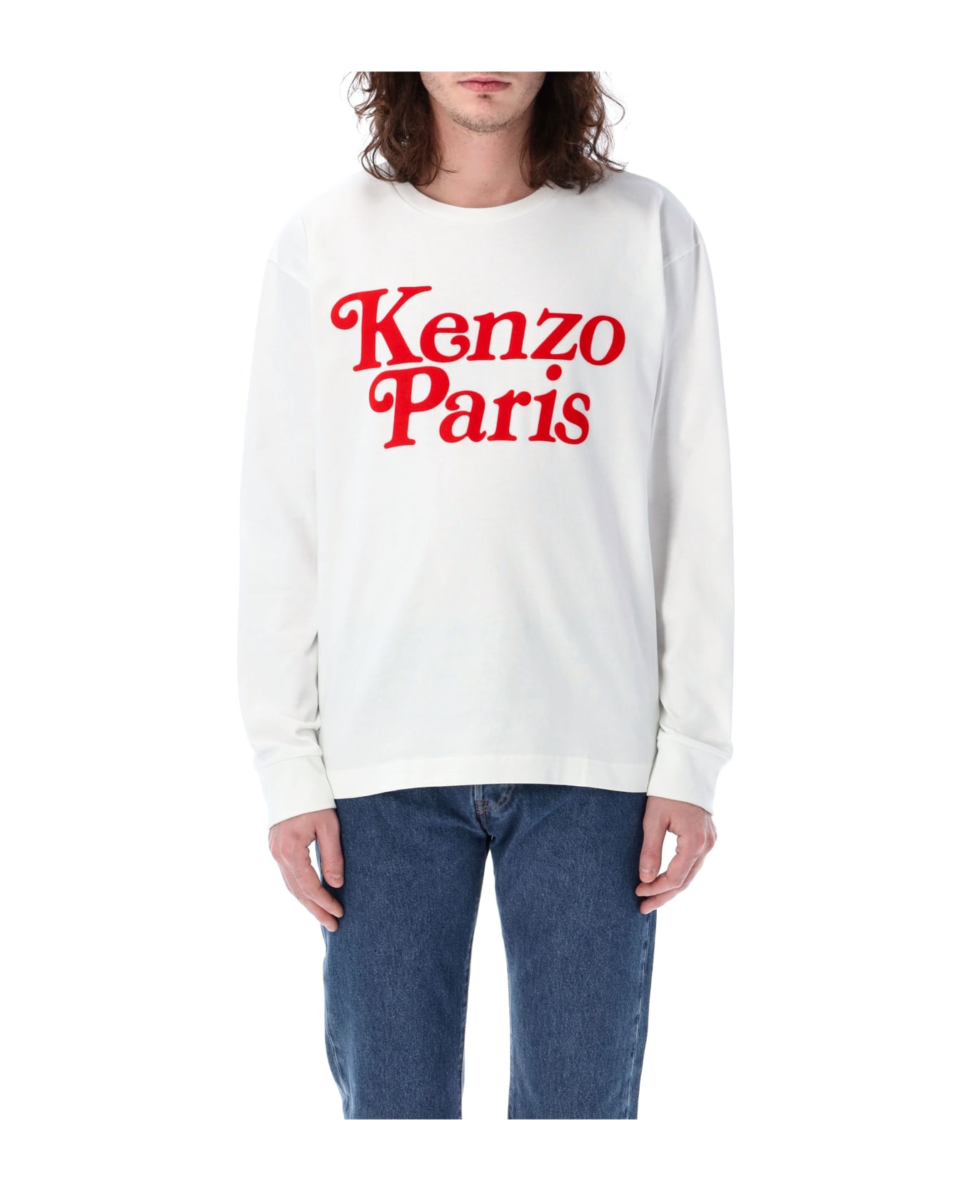 Kenzo Verdy L/s T-shirt - WHITE フリース