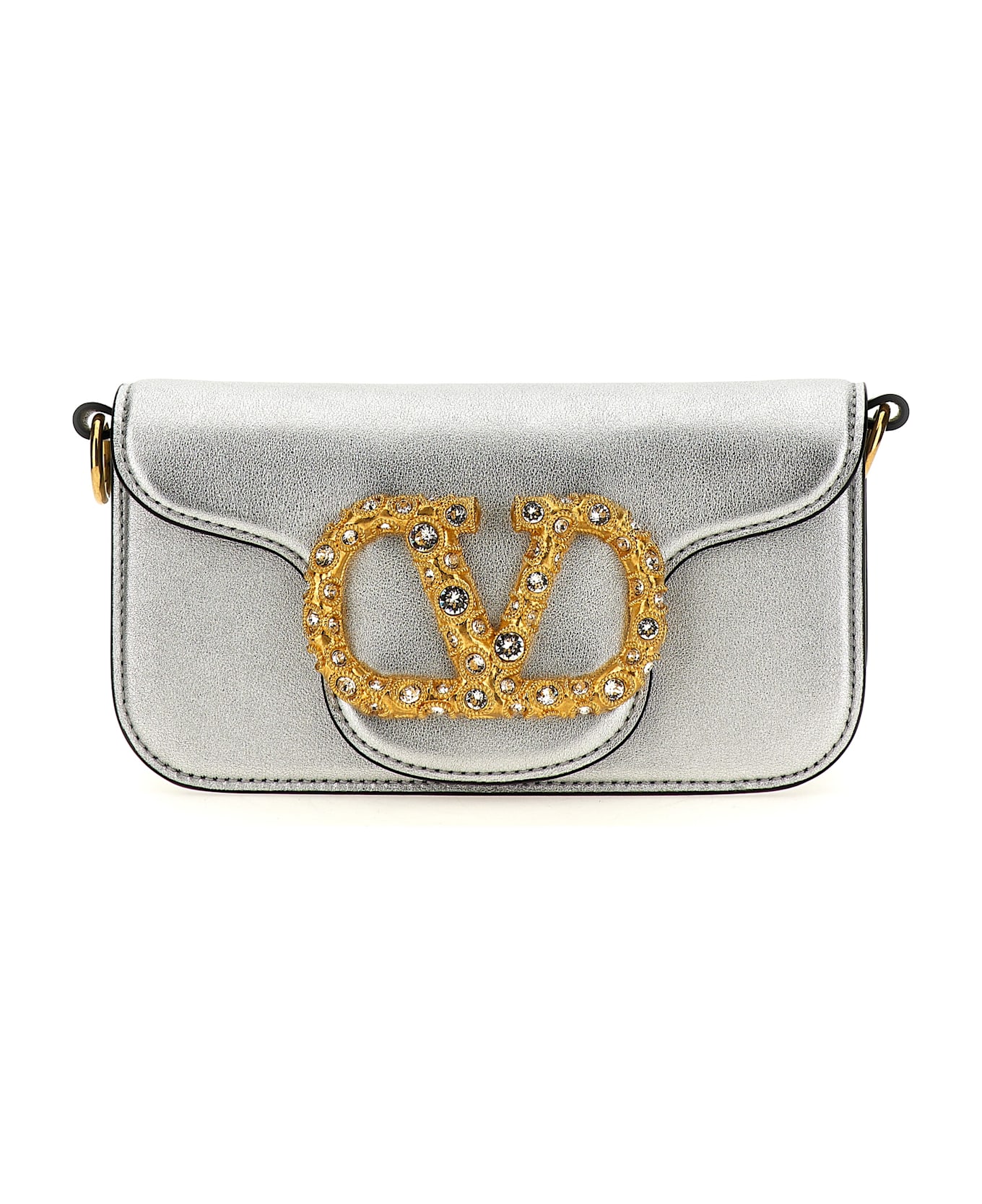 Valentino Garavani 
locò
 Shoulder Bag - Silver