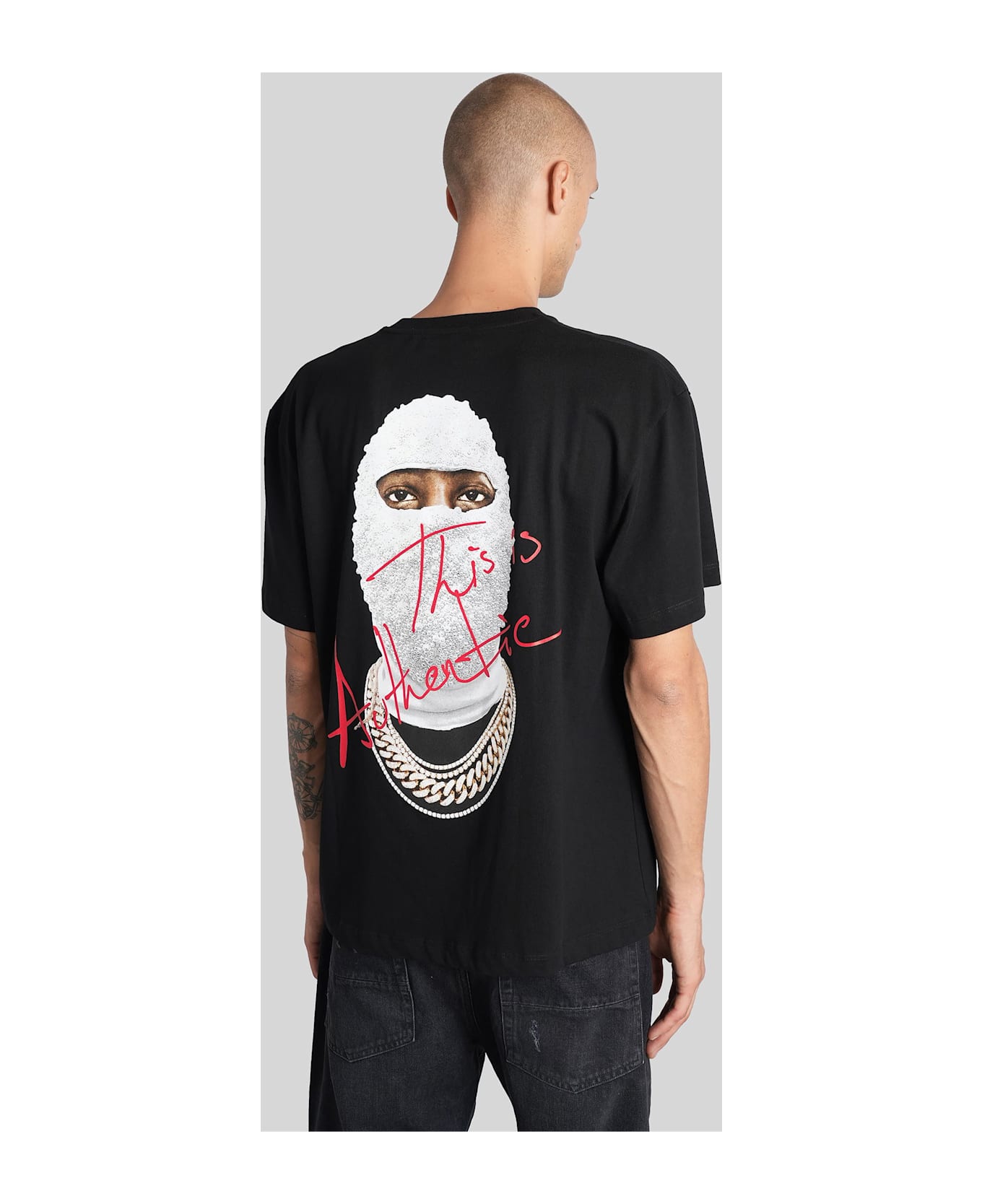 ih nom uh nit T-shirt In Black Cotton - black