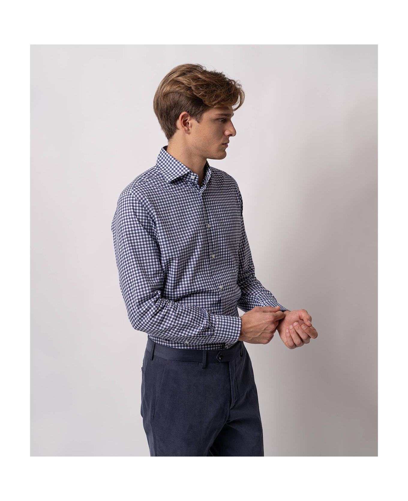 Larusmiani Casual Cotton Shirt Bercy T-Shirt - Blue