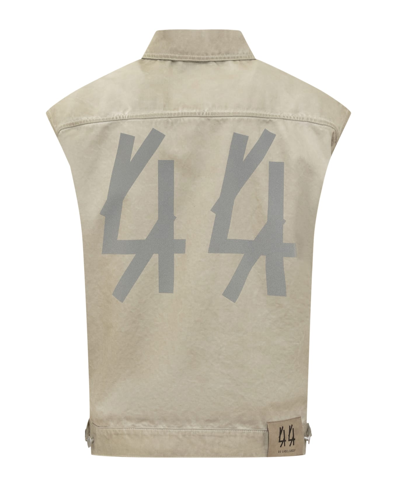 44 Label Group Vest With Logo - SAND