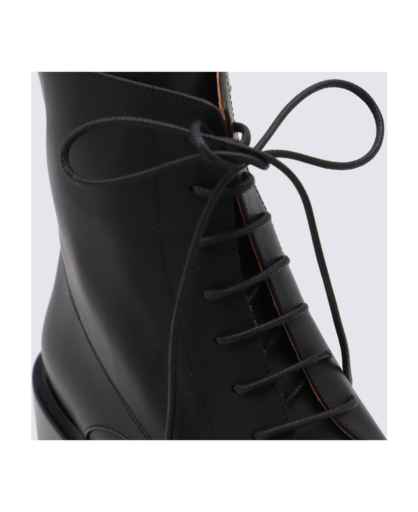 Malone Souliers Black Leather Miller Boots - Black