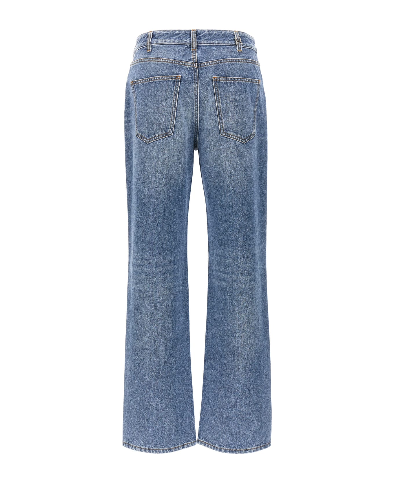 Chloé Straight Leg Denim Jeans - Foggy Blue