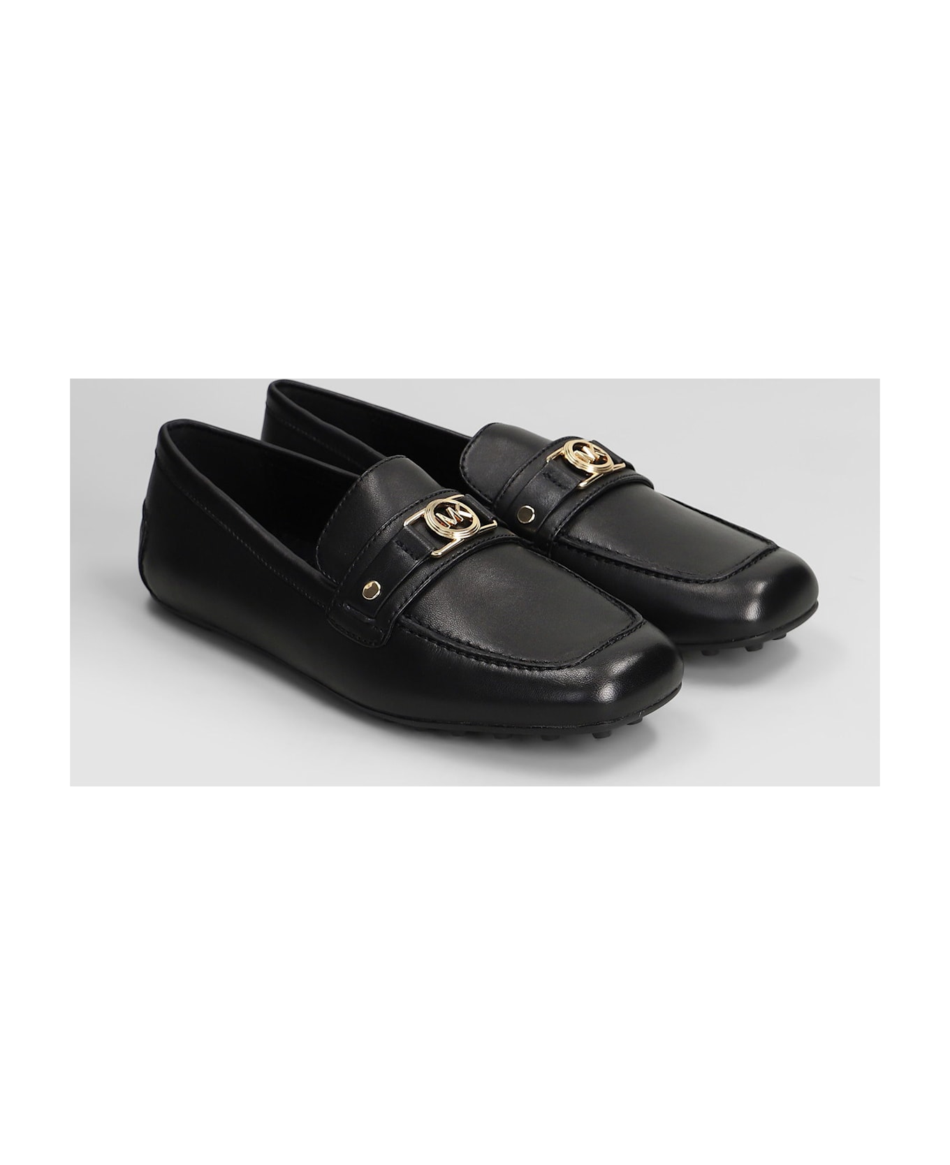 Michael Kors Mandy Loafer Loafers In Black Leather - black
