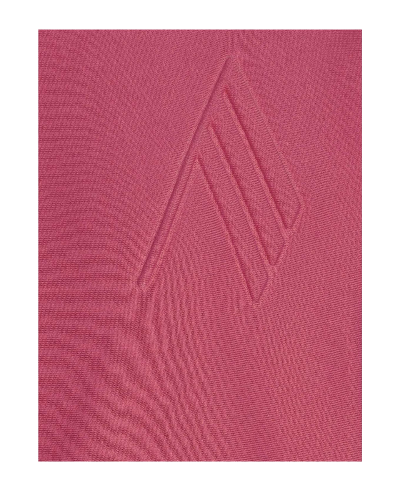 The Attico Embossed Logo Sweatshirt - Fuchsia
