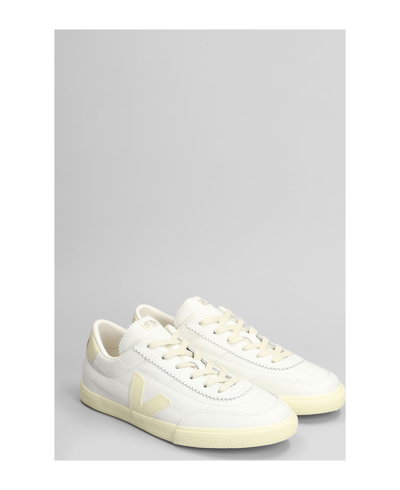 Veja Panenka O.t Sneakers In White Leather - white