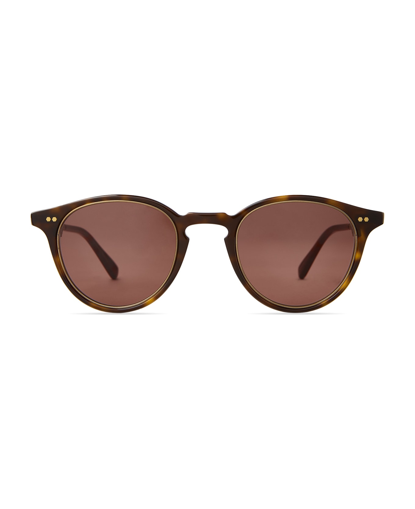 Mr. Leight Marmont Ii S Hickory Tortoise-antique Gold Sunglasses - Hickory Tortoise-Antique Gold