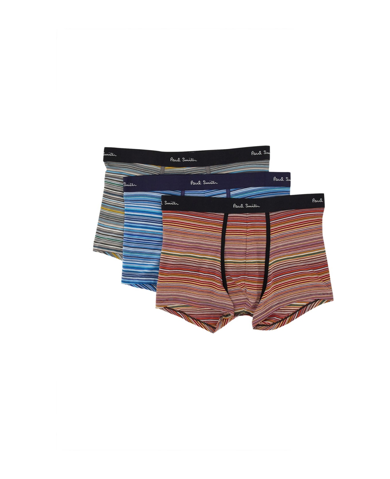Paul Smith Pack Of Three Boxers - Multicolor