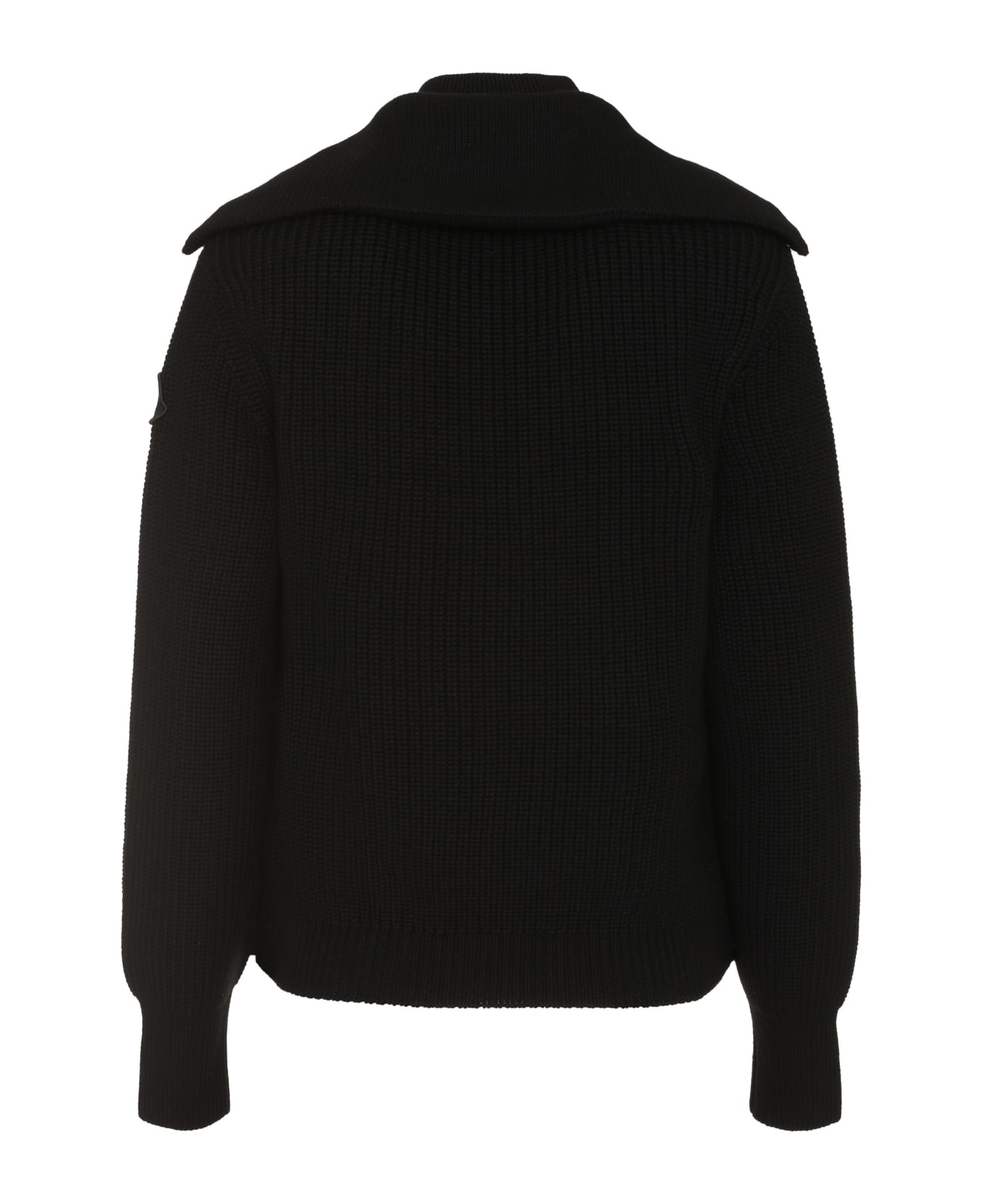 Moncler Wool Cardigan - Black