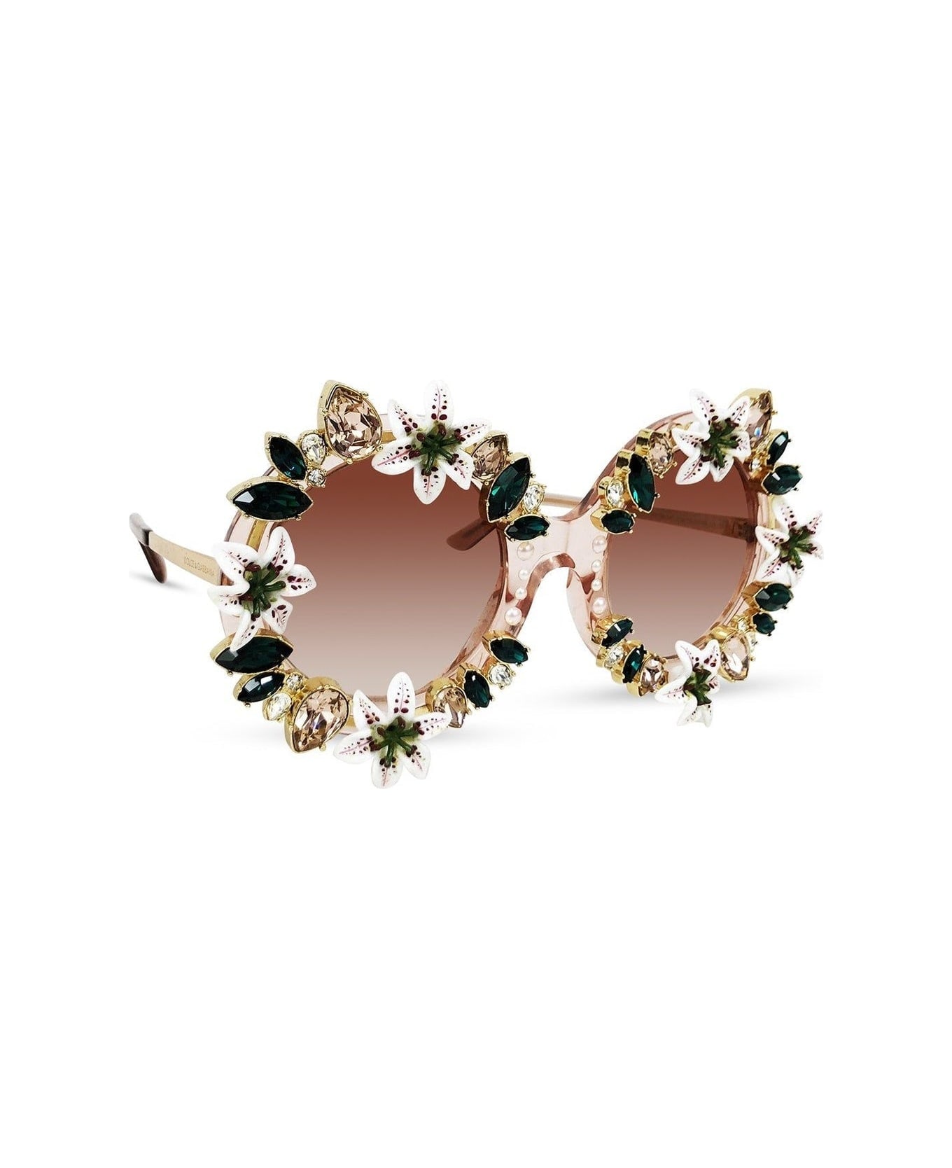 Dolce & Gabbana Crystal Sunglasses - Pink