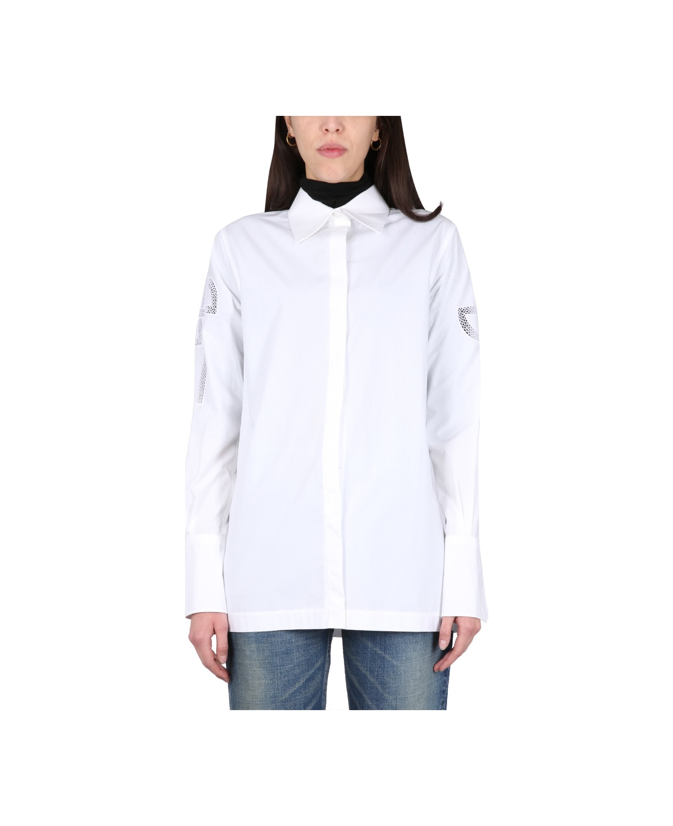 Patou Cotton Poplin Shirt - WHITE シャツ