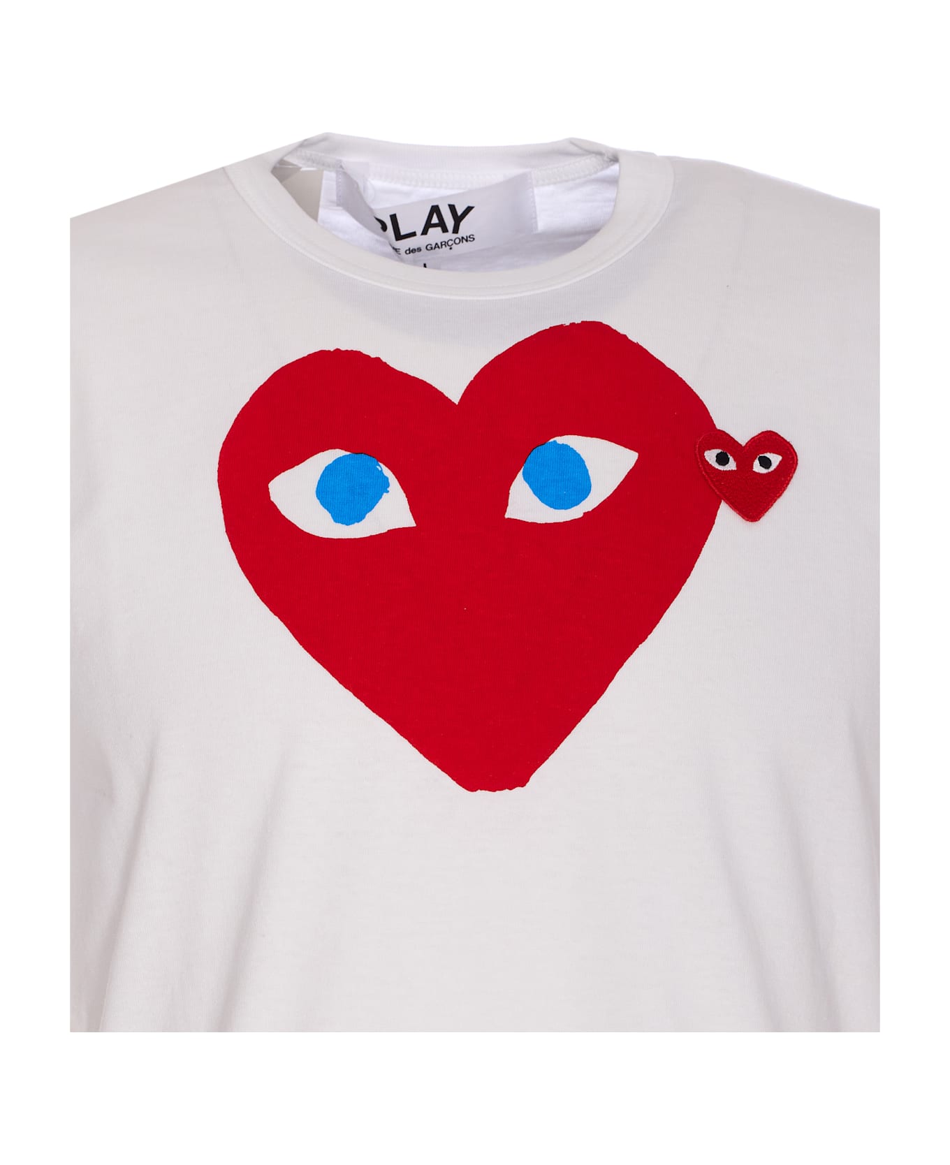 Comme des Garçons Play Heart Logo T-shirt - White