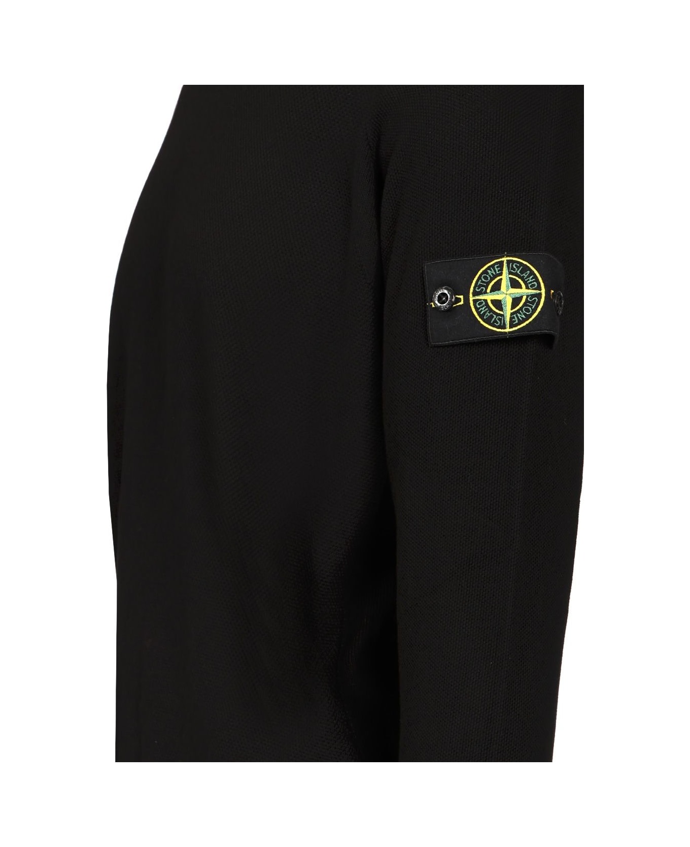 Stone Island Cotton Crewneck - Black