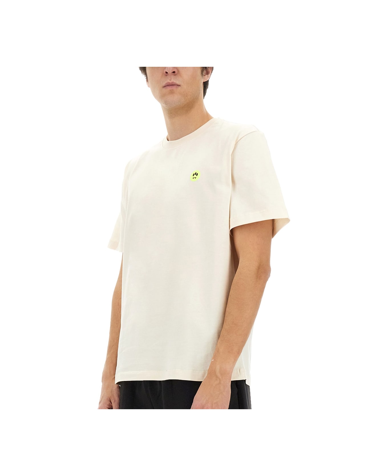 Barrow Dpp T-shirt With Print - Vanilla