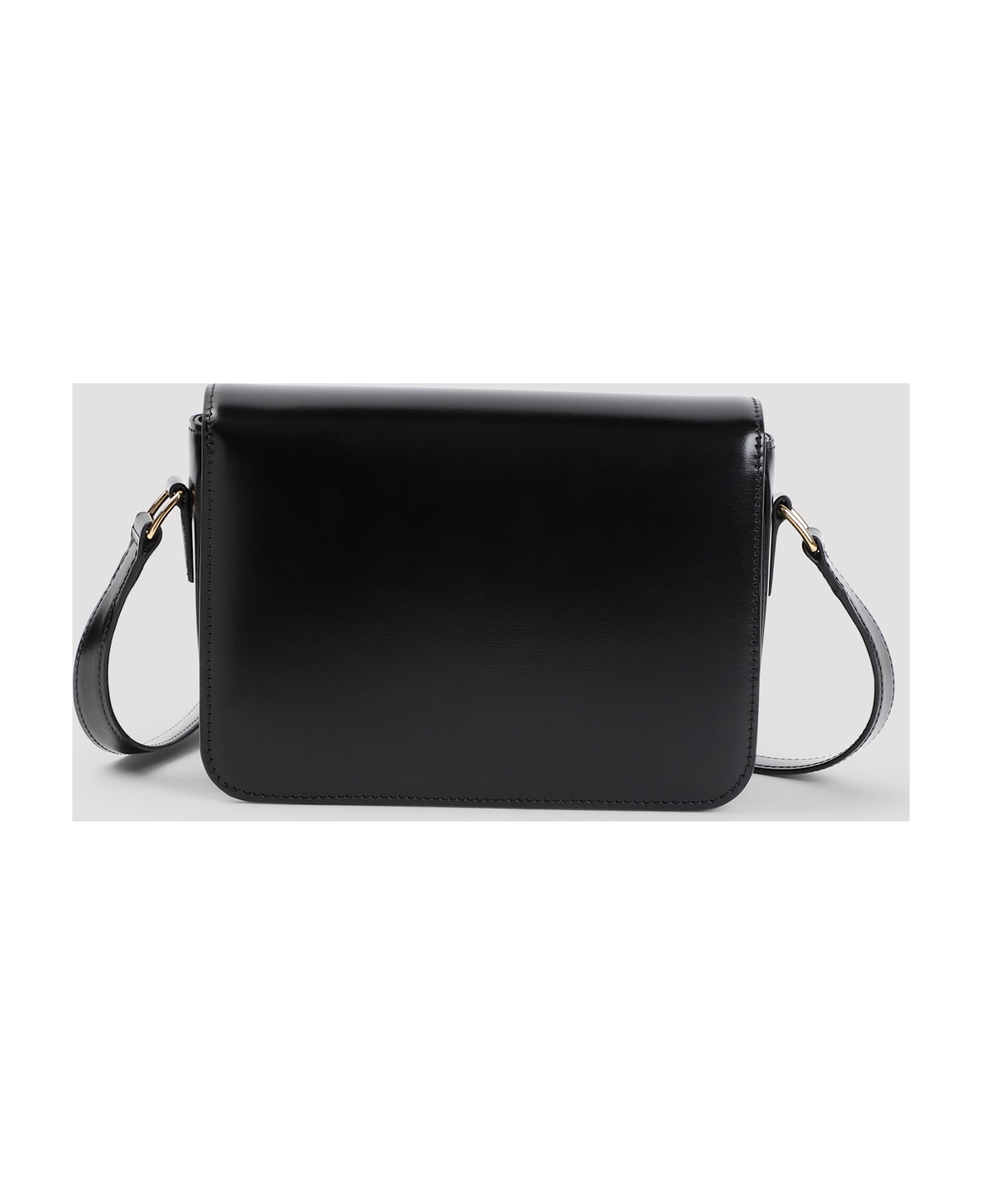 Celine Teen Triomphe Shoulder Bag - BLACK