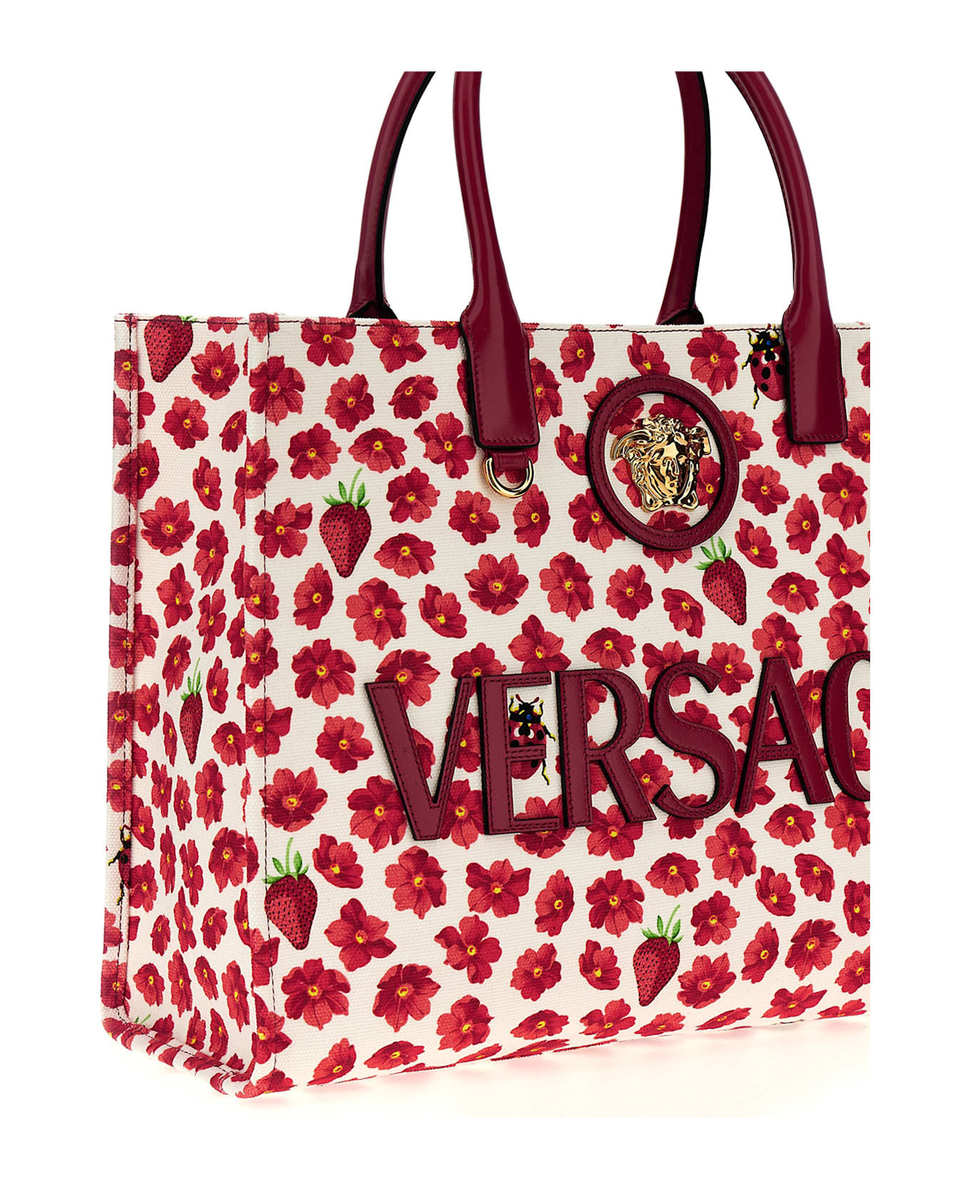Versace 'la Medusa' Shopping Bag - Multicolor
