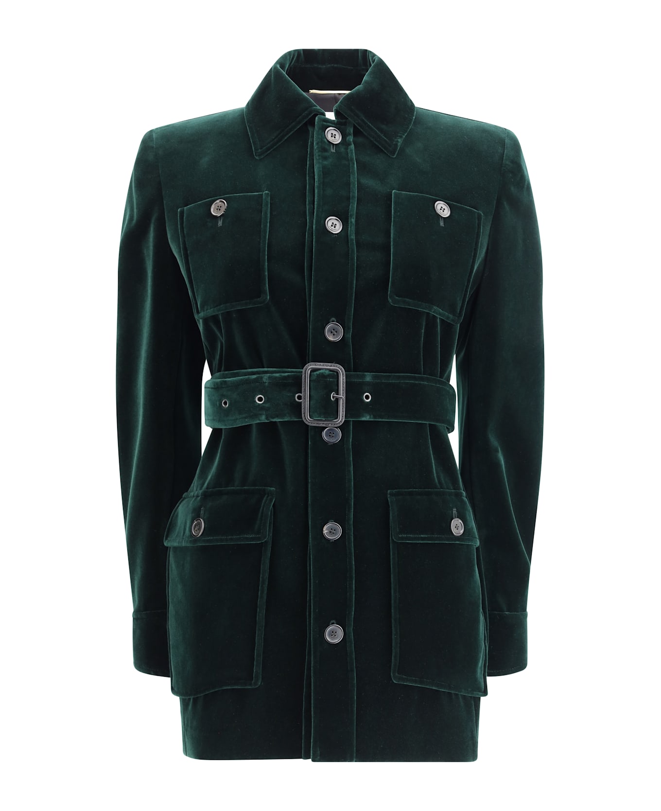 Saint Laurent Velvet Saharan Jacket