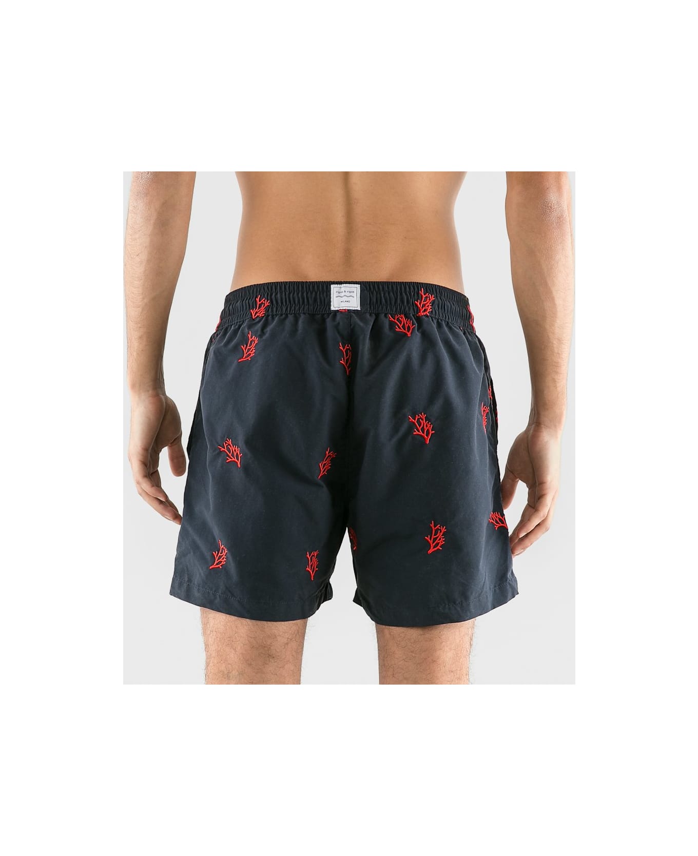 Ripa Ripa Positano Embroidered Swim Shorts - Embroidered