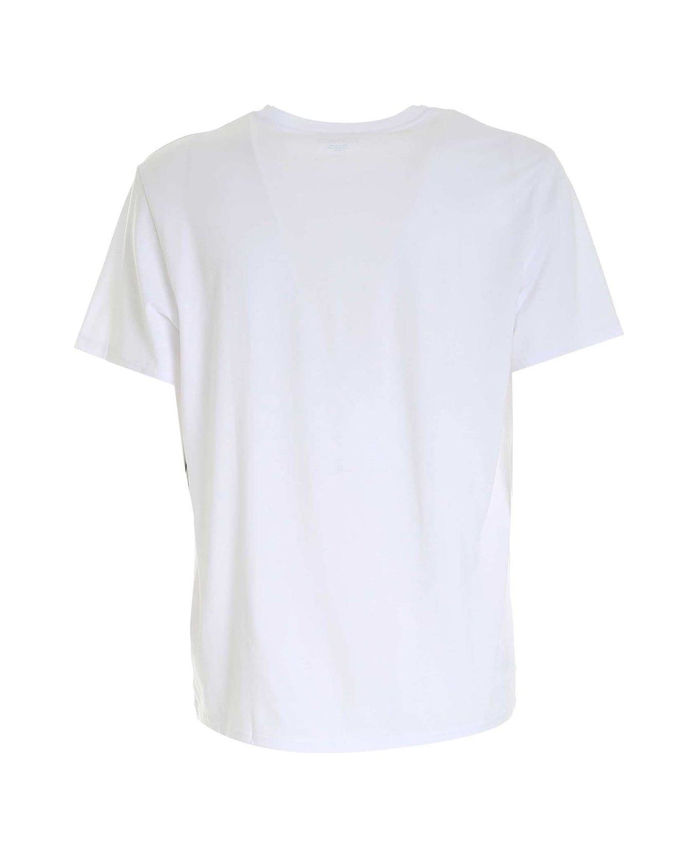 Polo Ralph Lauren Logo Embroidered Crewneck T-shirt - Bianco
