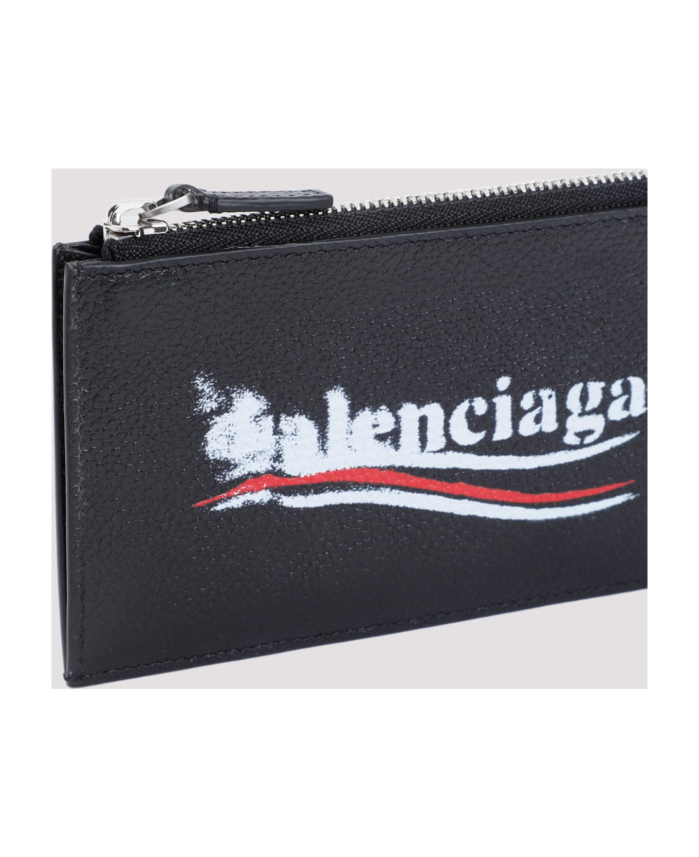 Balenciaga 'cash' Large Card Holder - Black