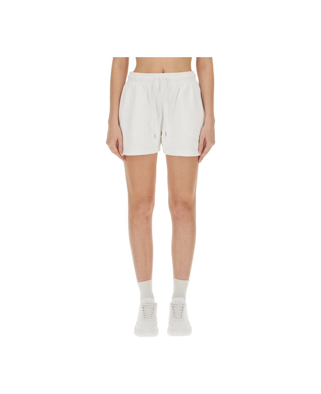 Stella McCartney Shorts With Logo - WHITE ショートパンツ