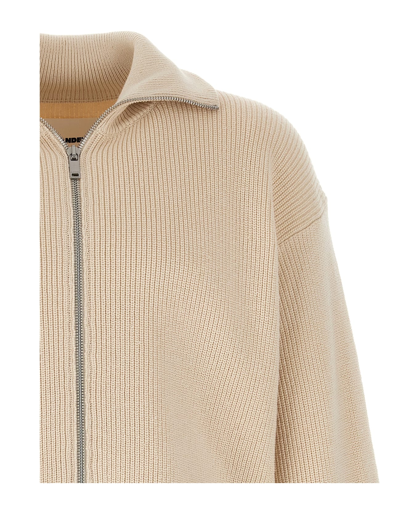 Jil Sander Cotton Cardigan - Beige