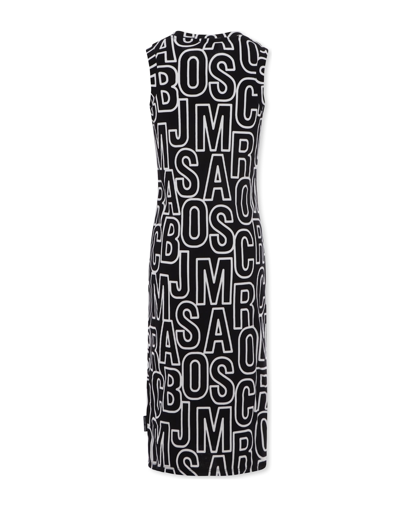 Marc Jacobs Black Dress For Girl With Logo - Black