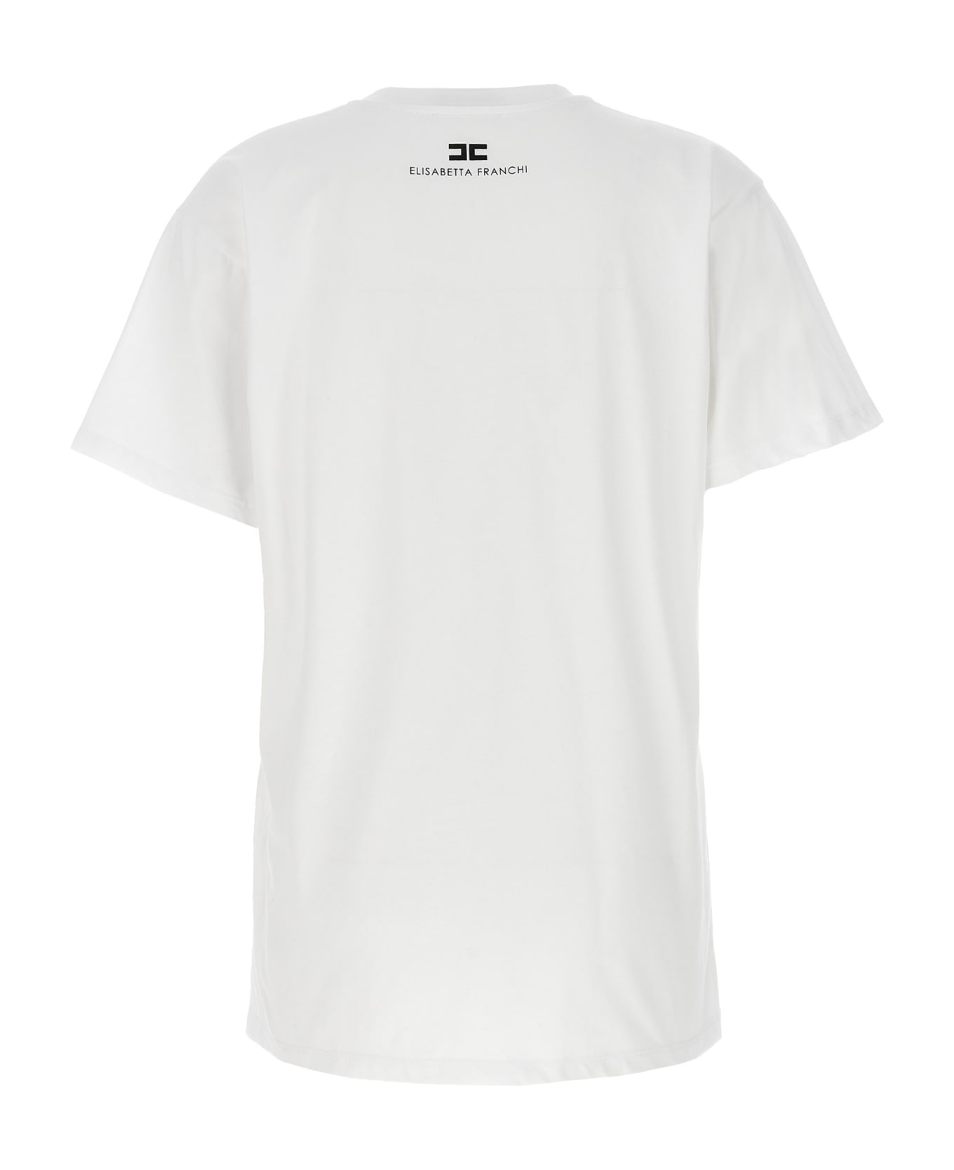 Elisabetta Franchi Printed T-shirt - White Tシャツ
