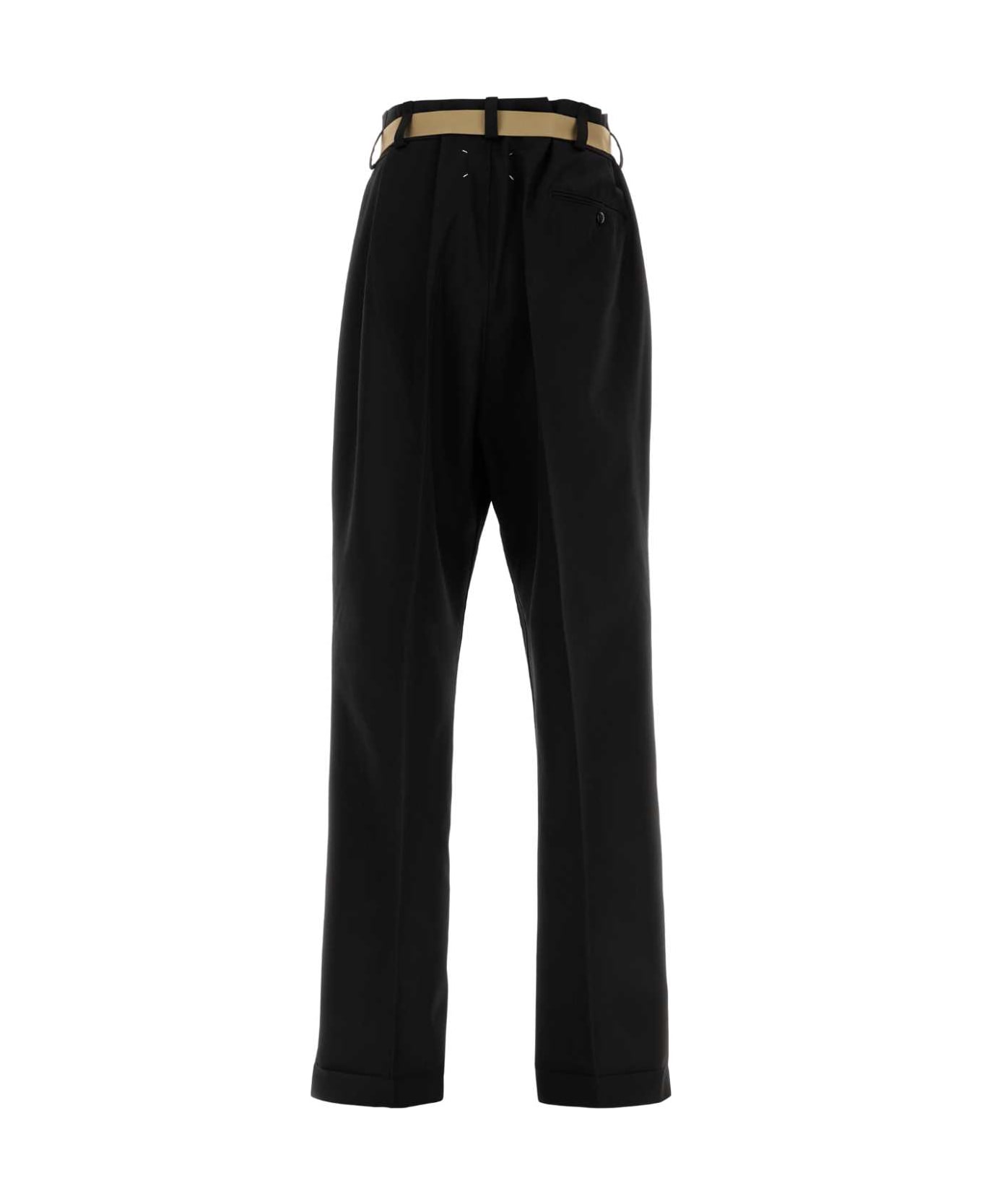 Maison Margiela Black Twill Pant - Black