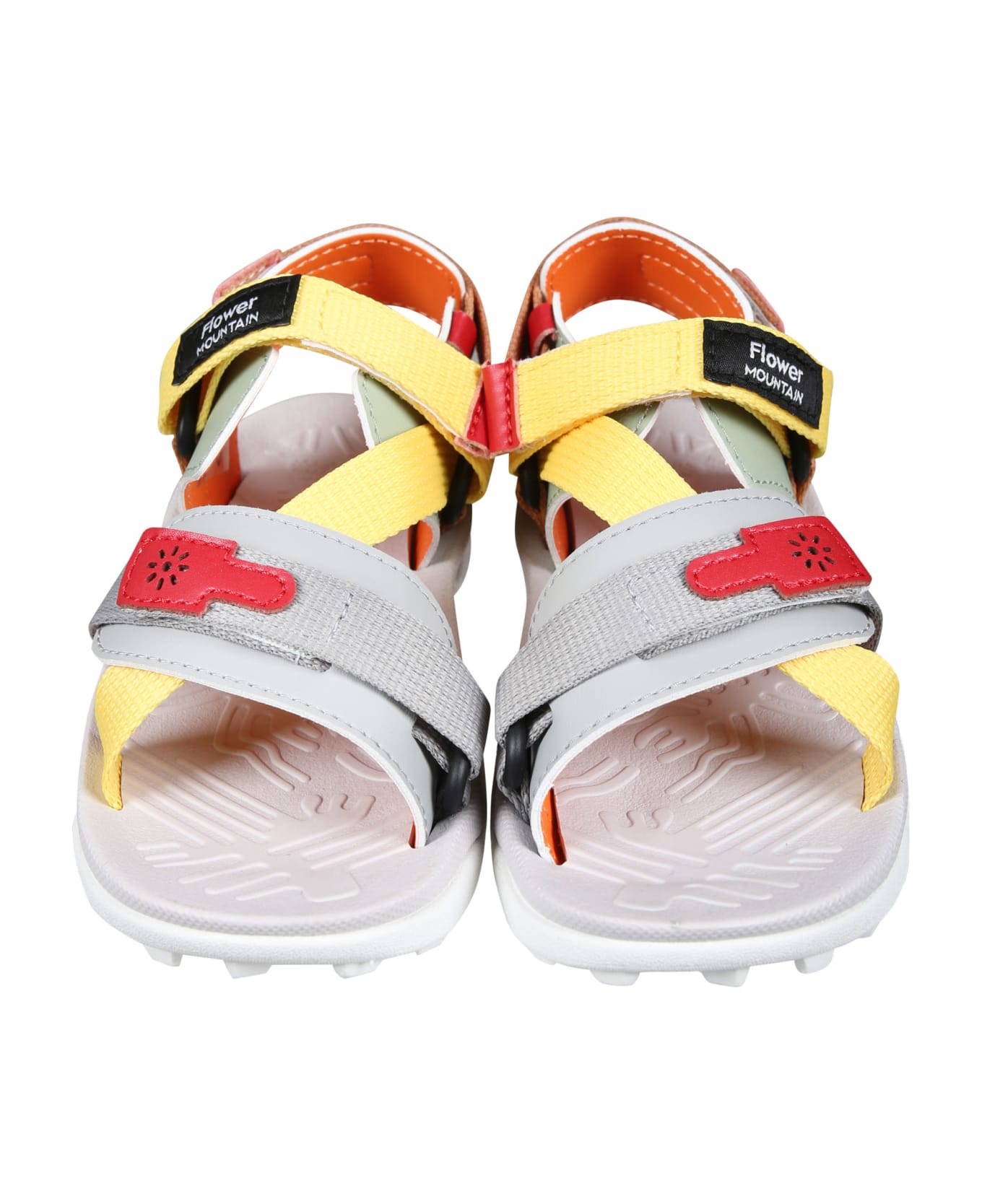Flower Mountain Multicolor Nazca Sandals For Boy With Logo - Multicolor