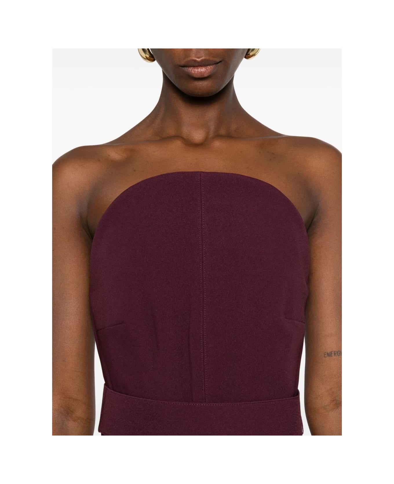 Solace London Citra Long Dress - Purple