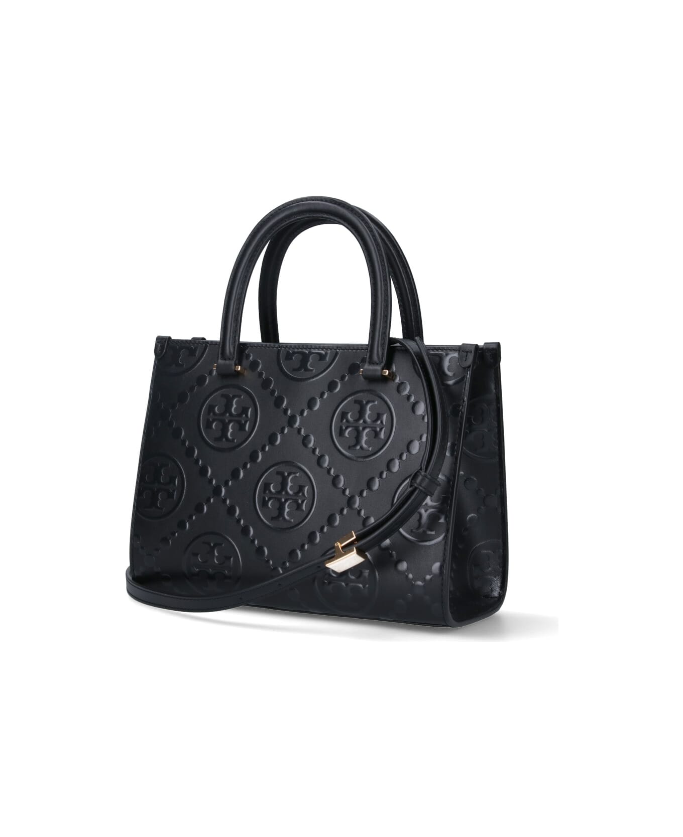 Tory Burch 't Monogram' Medium Tote Bag - Black