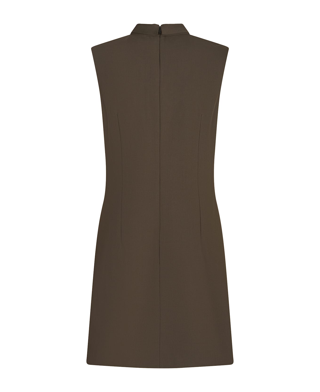 self-portrait Bow Detail Dress - green