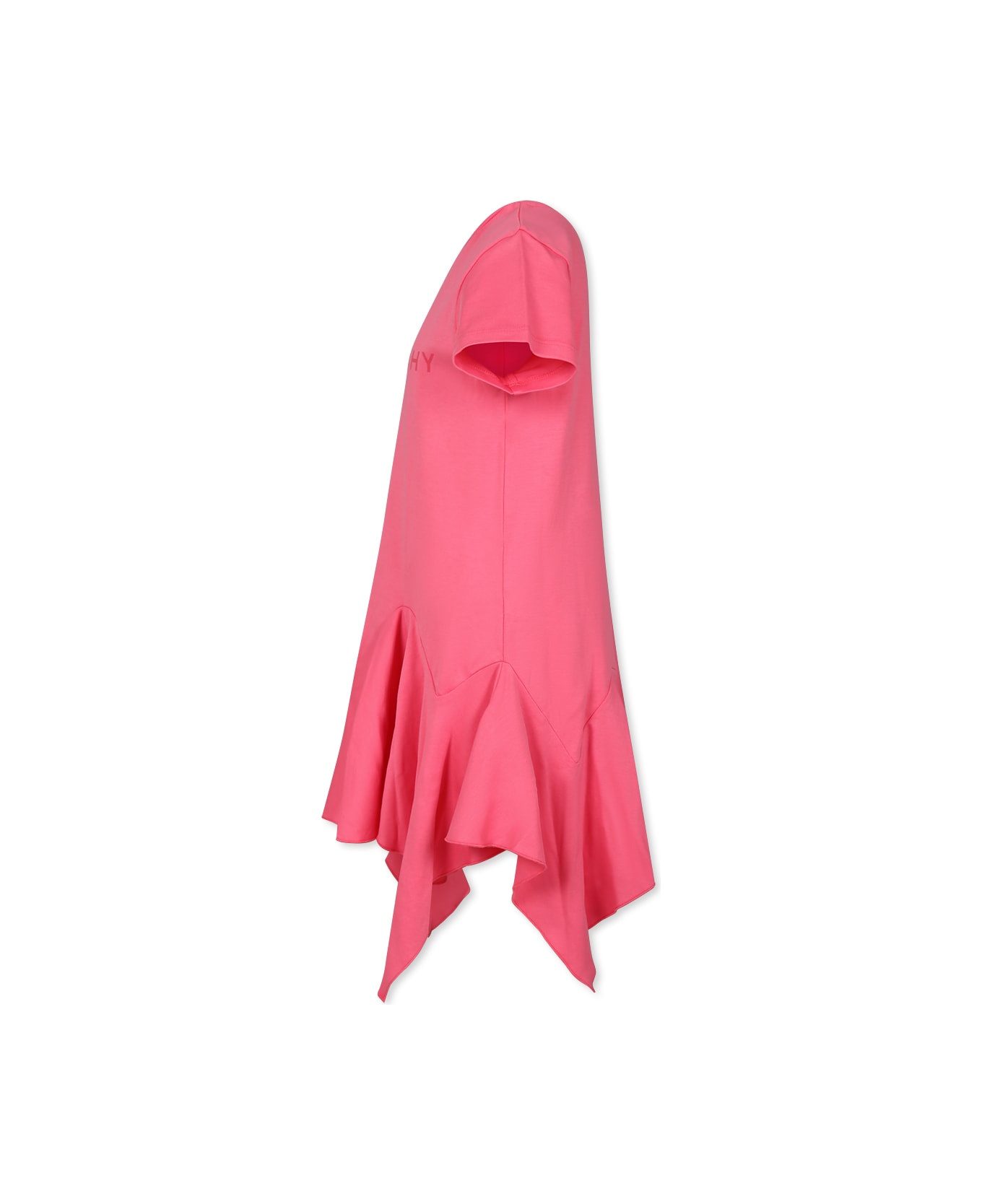 Givenchy Pink Dress For Girl With Logo - Pink