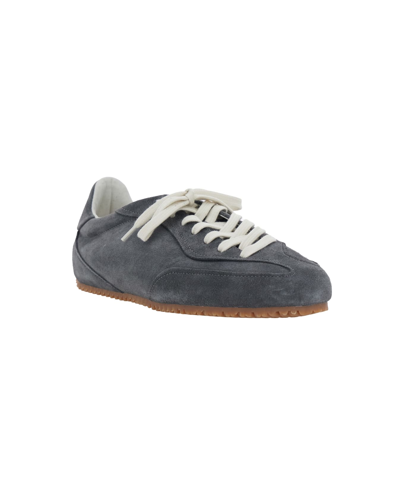 Axel Arigato 'daze Runner' Grey Sneaker With Logo On The Tongue And Grooved Sole In Suede Man - Grey