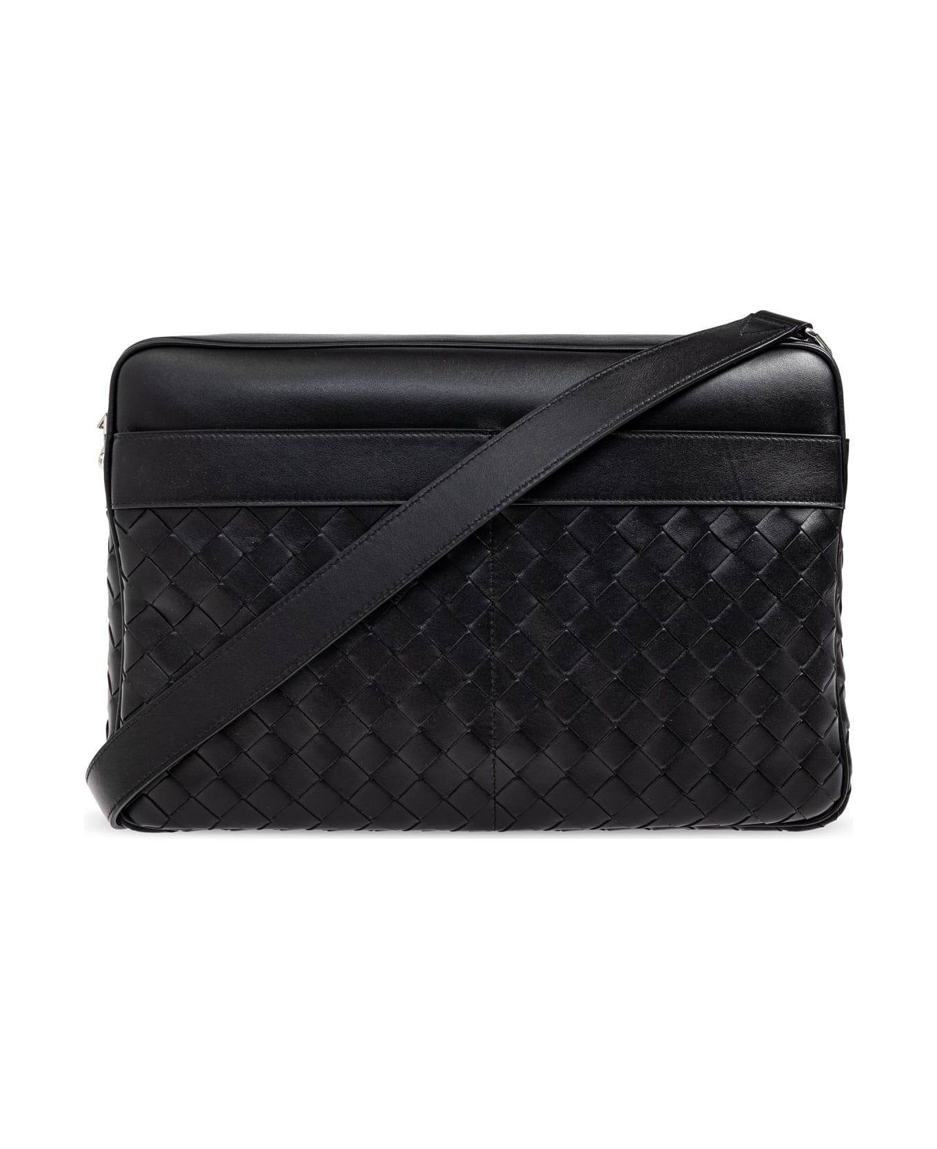 Bottega Veneta Leather Shoulder Bag - Black