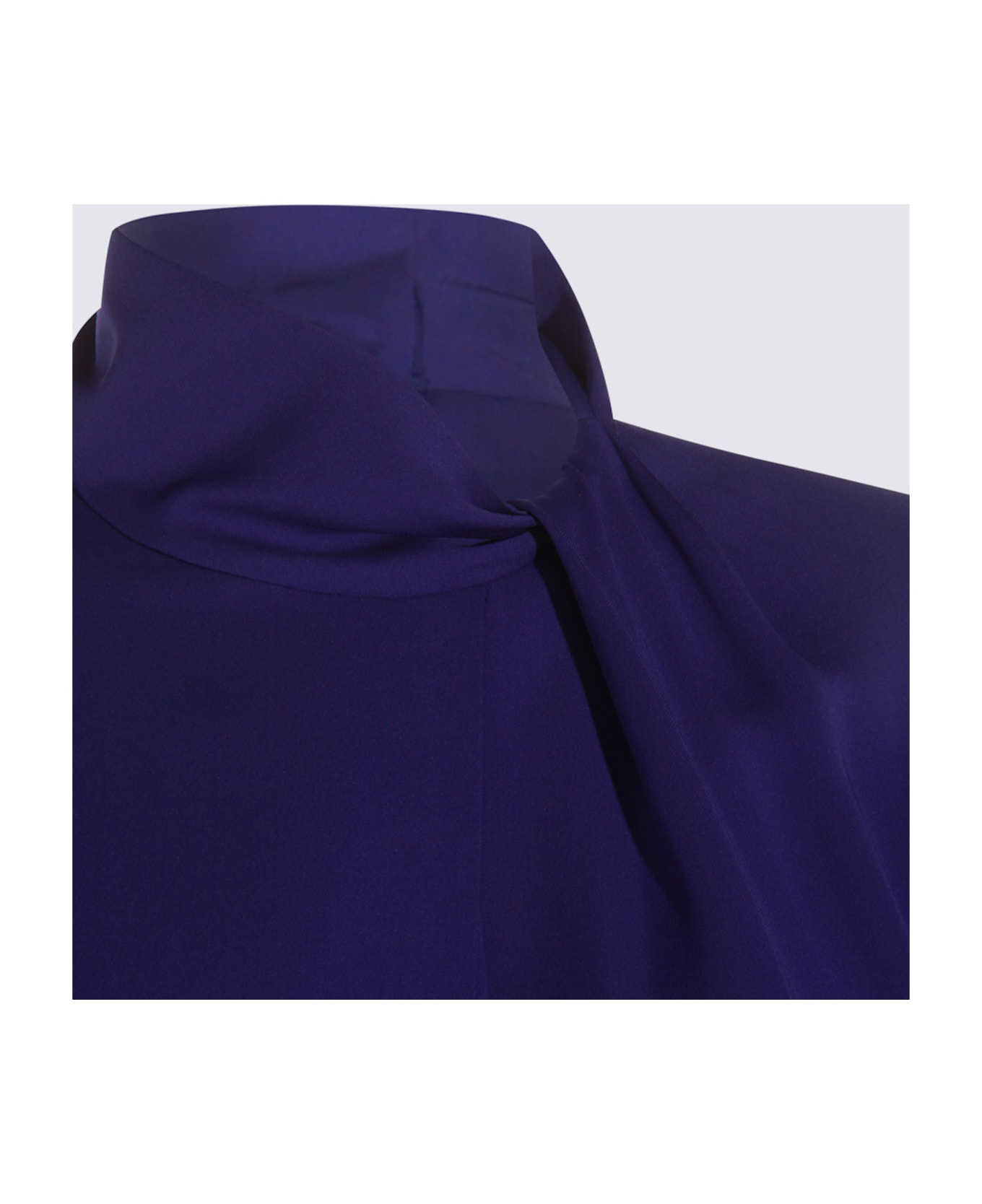 Tom Ford Purple Silk Top - CLEMATIS BLUE