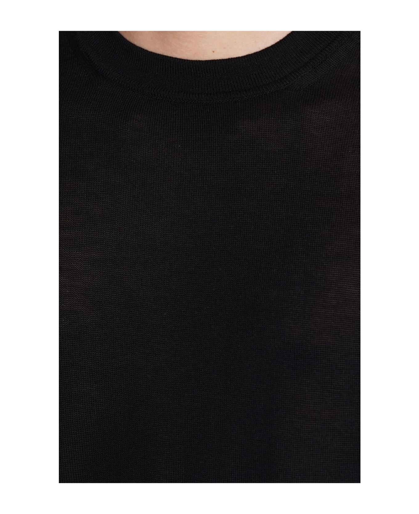 Mauro Grifoni T-shirt In Black Polyamide Polyester - black シャツ