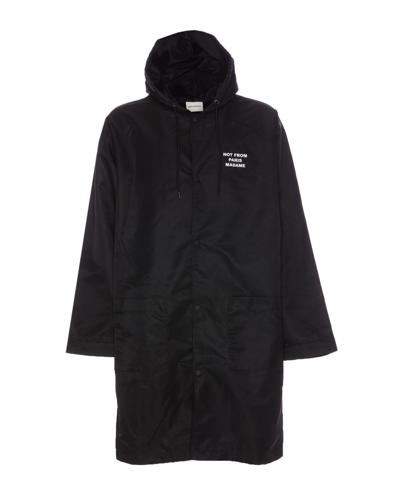 Drôle de Monsieur Slogan Parka - Black