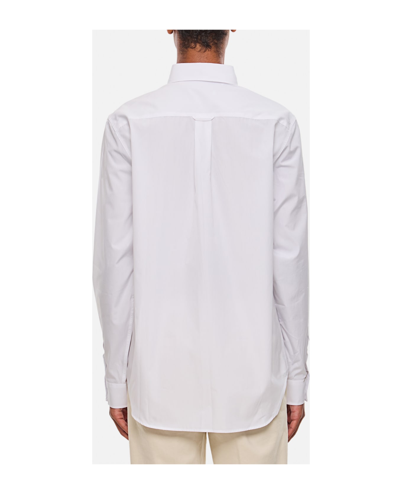 Maison Kitsuné Fox Head Classic Shirt - WHITE