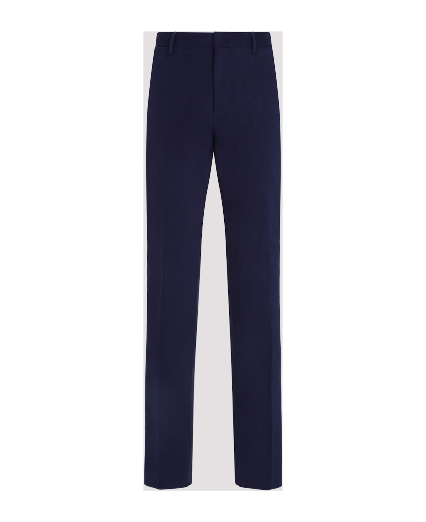 Zegna Winter Chino Pants - Blue Medio Unito