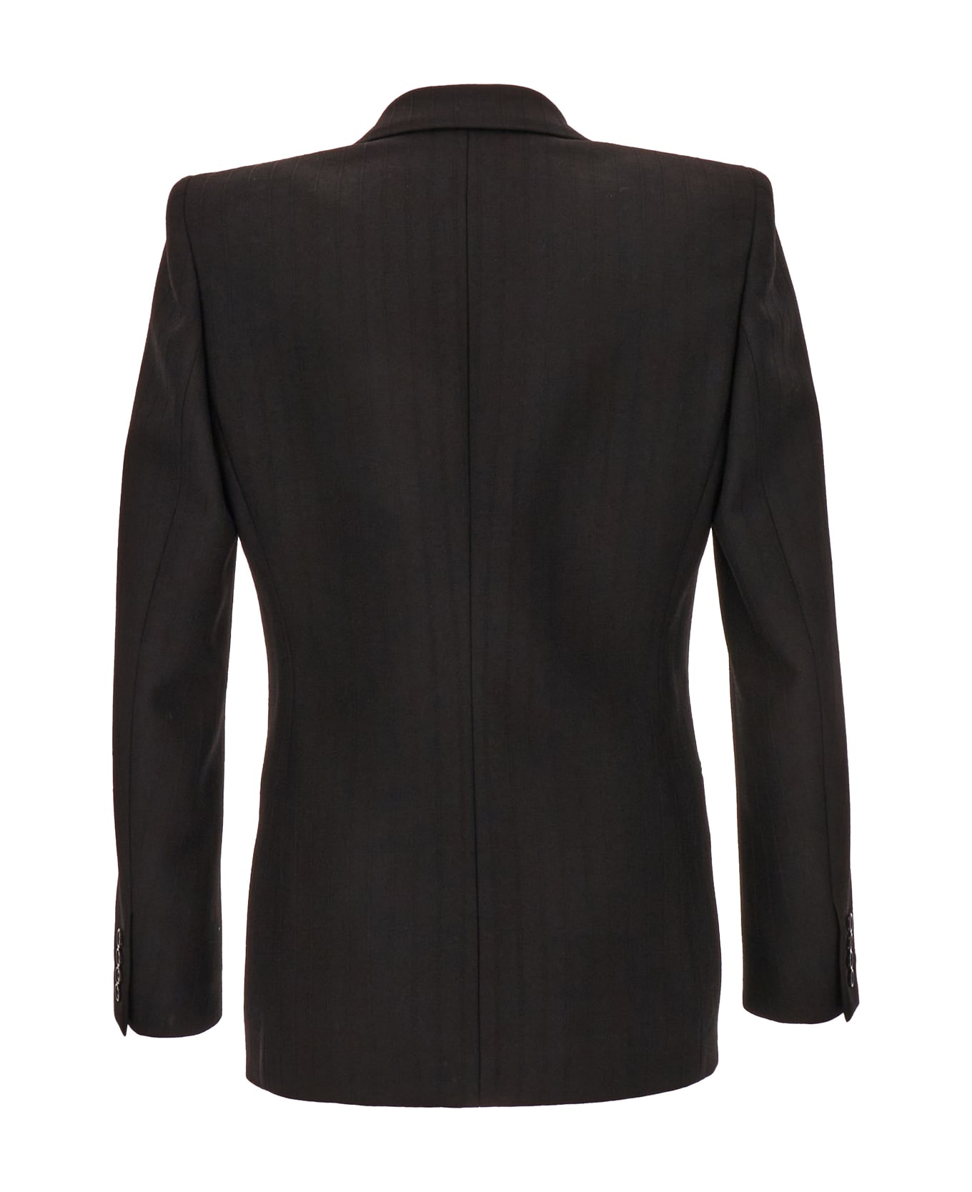 Saint Laurent Black Wool Blazer - 1000