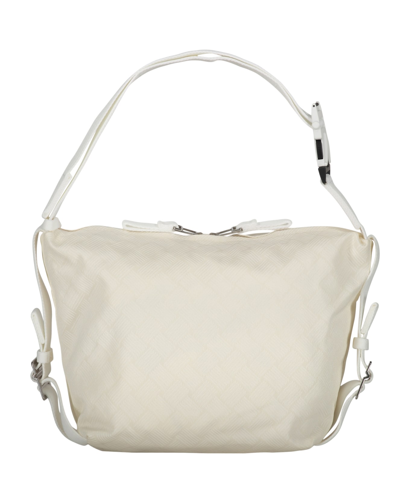 Bottega Veneta Nylon Messenger Bag - White