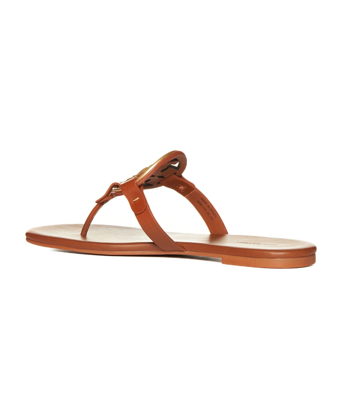 Tory Burch Flip Flop Sandals With Logo - Brown
