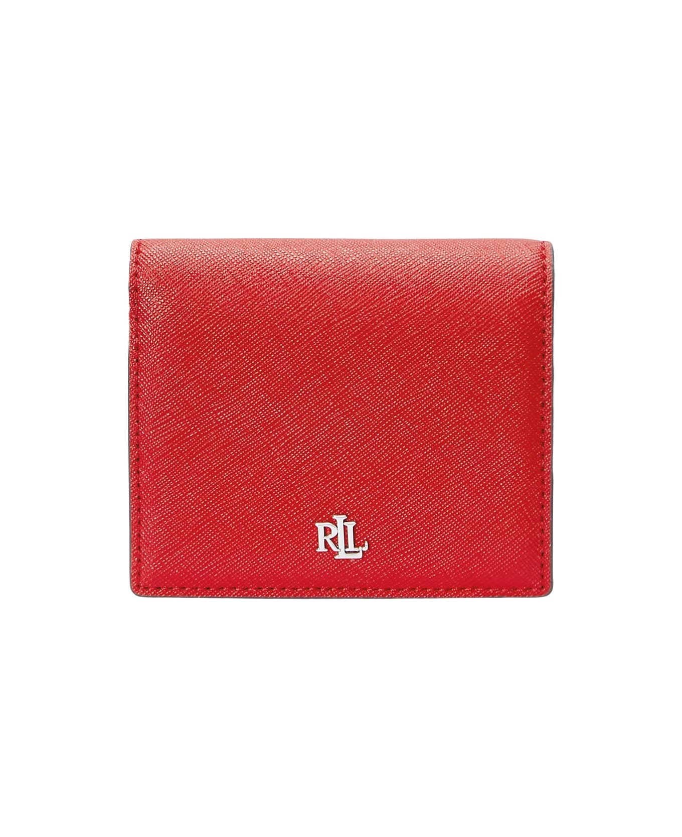 Ralph Lauren Cmpct Wallet Wallet Small - Festive Red