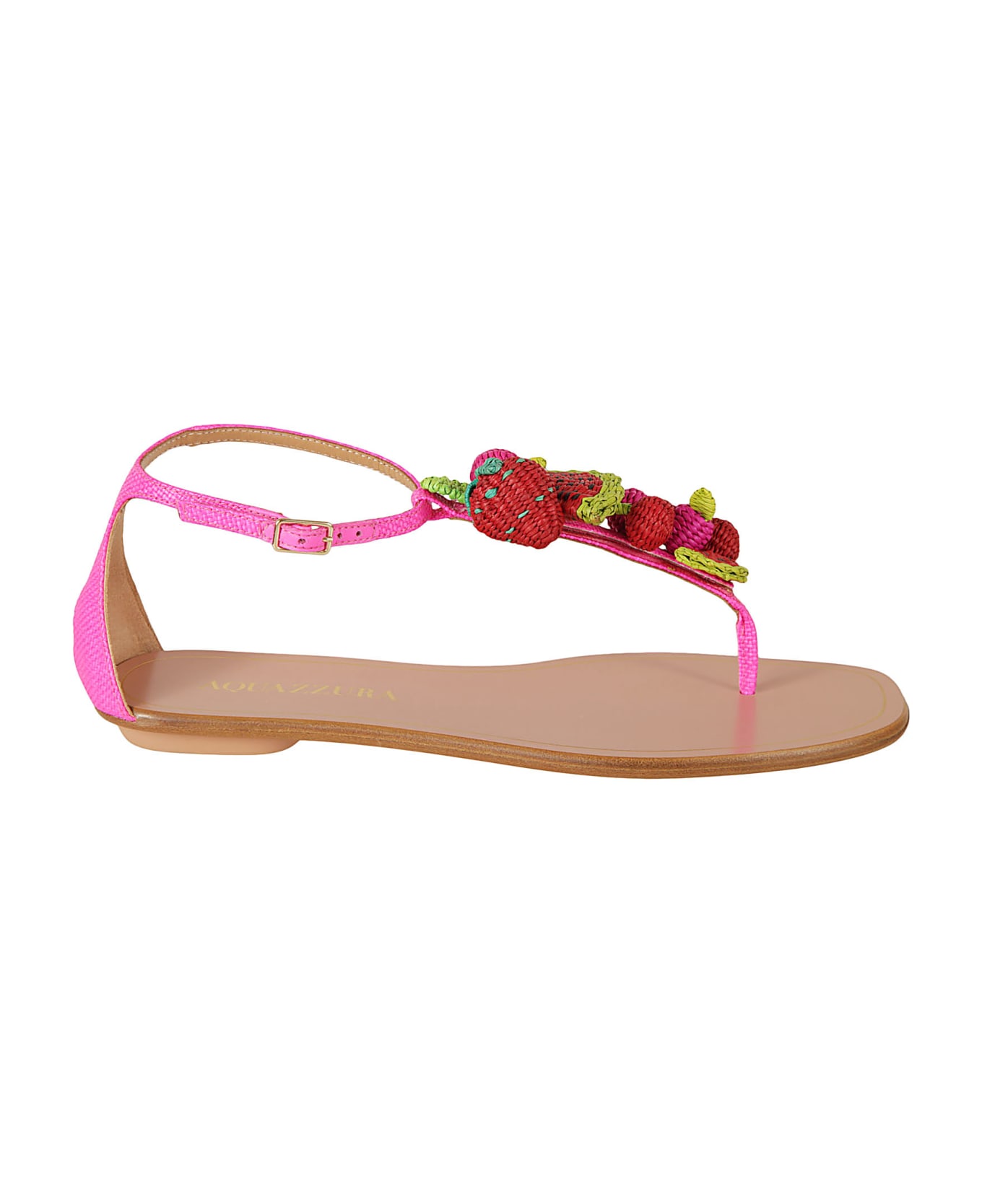 Aquazzura Strawberry Punch Sandals - Ultra Pink