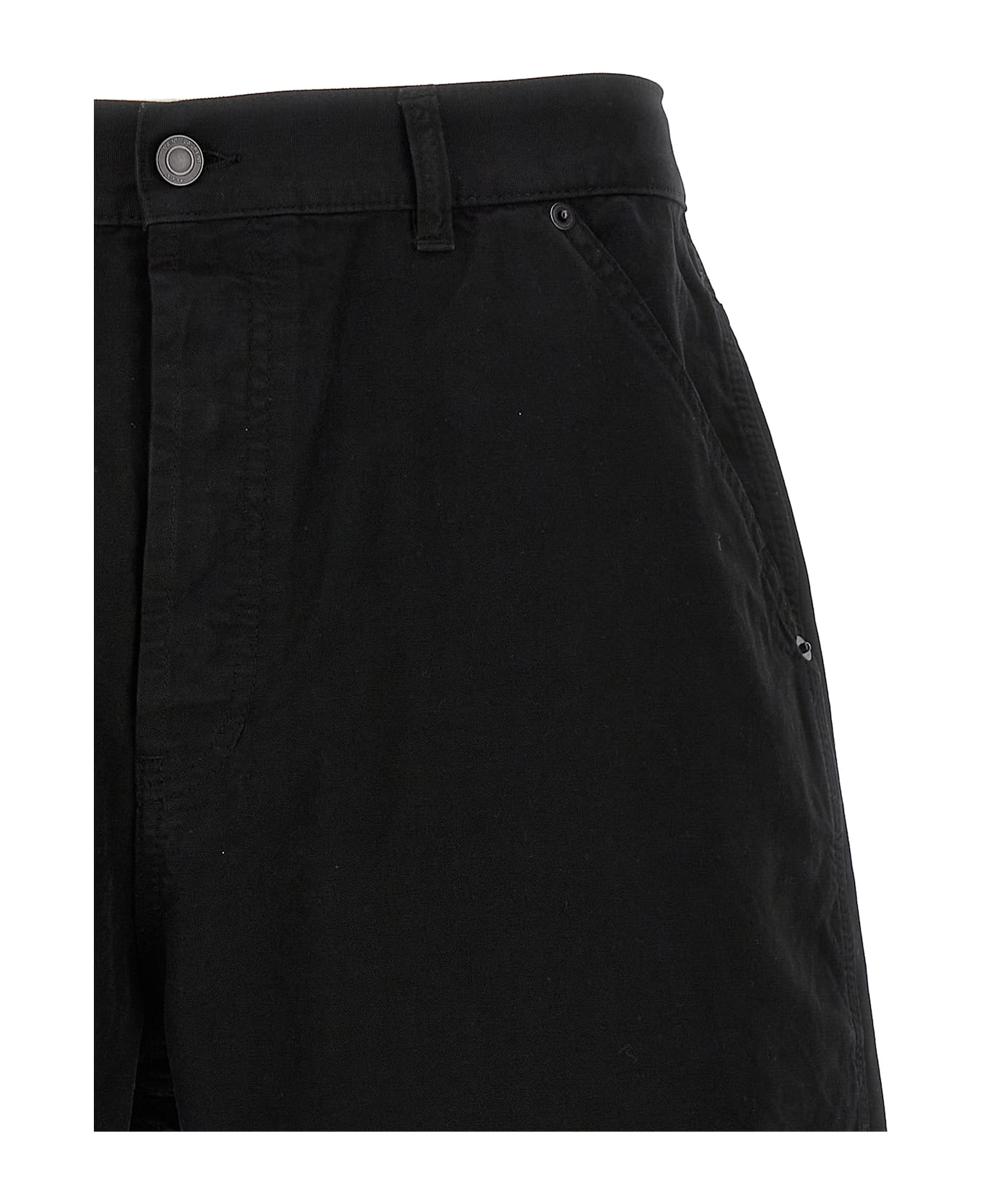 Saint Laurent Cotton Bermuda Shorts - Black  