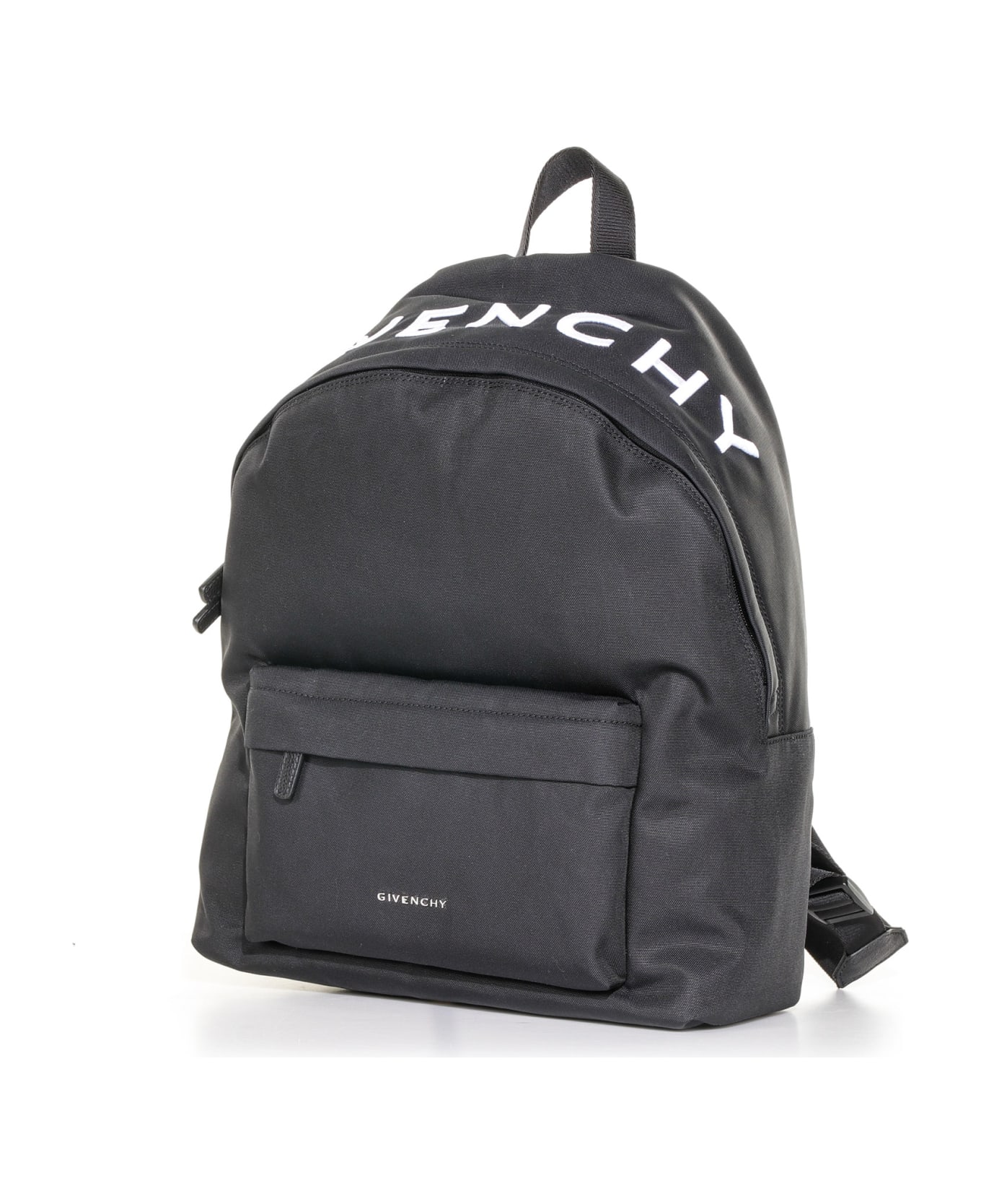 Givenchy Essentiel Backpack With Logo - BLACK