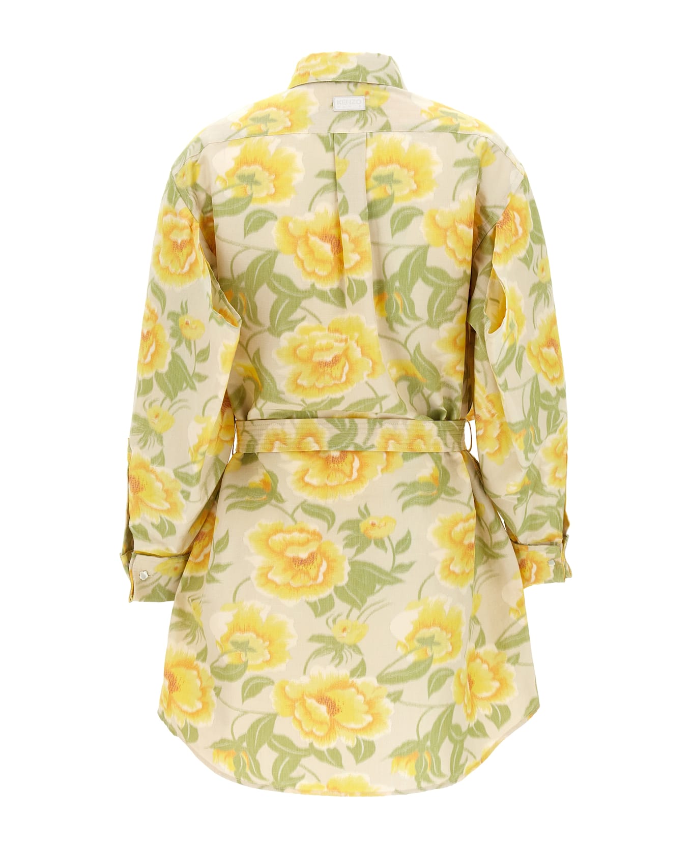 Kenzo 
 Peonies Kimono Sleeve
 Dress - Multicolor