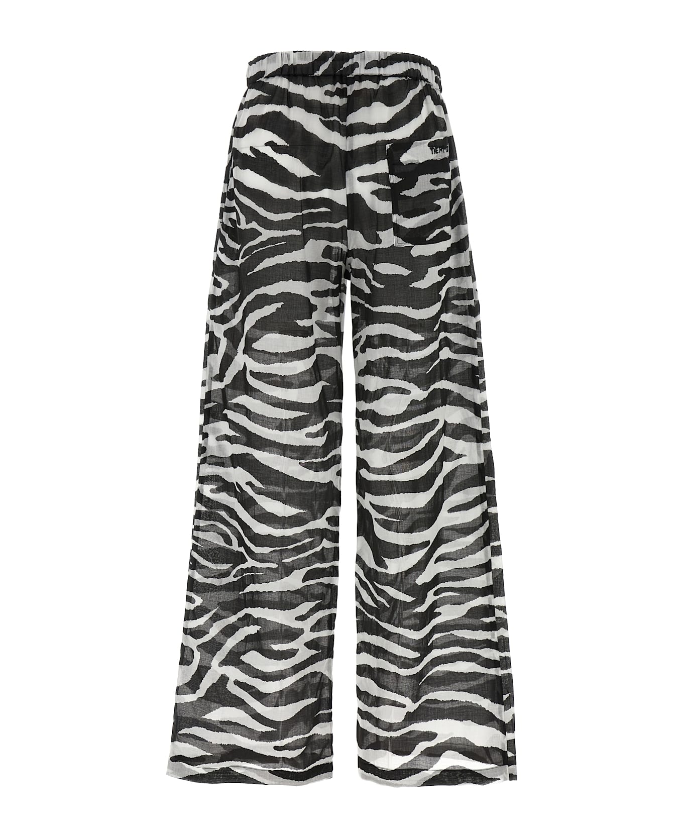 The Attico Zebra Pants - White/Black